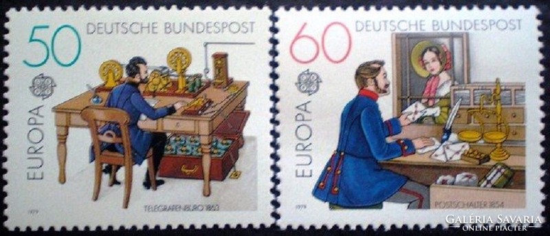 N1011-2 / Németország 1979 Europa CEPT bélyegsor postatiszta