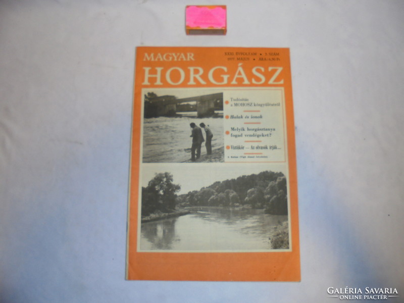 Hungarian angler May 1977 - old newspaper - even for a birthday