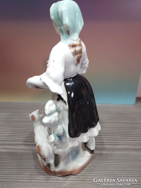 Regent porcelain girl with lamb