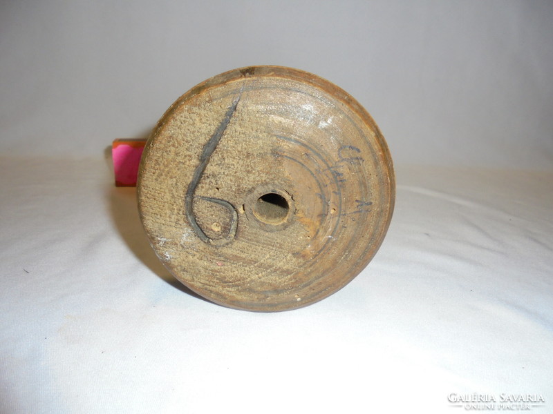 Antique wooden spindle - loom part
