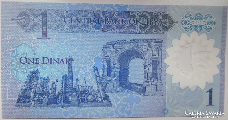Libya 1 dinar 2019 unc polymer
