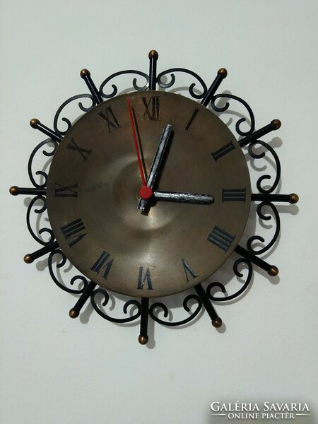 German wall clock for sale - working - with quartz movement.
