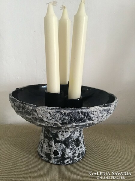 Retro ceramic candle holder