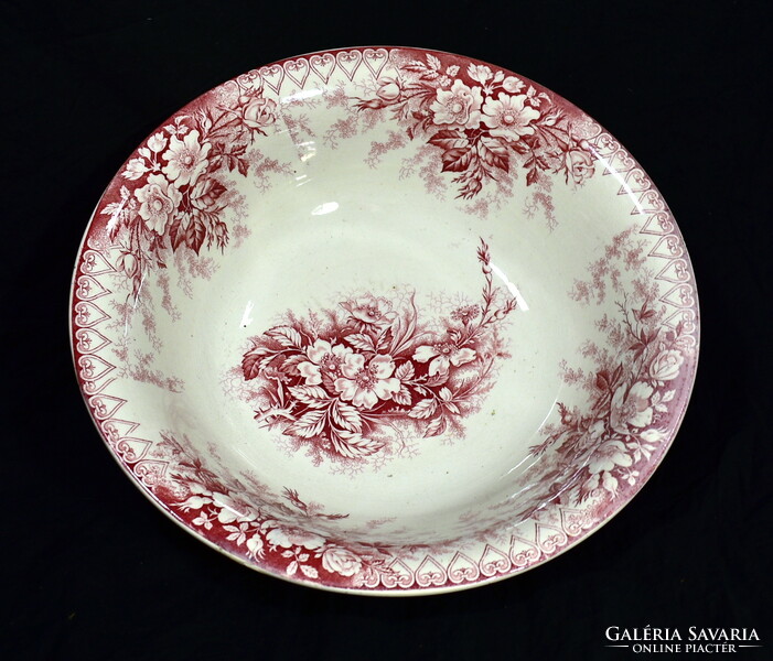 Luneville ... Antique large French faience basin !!!