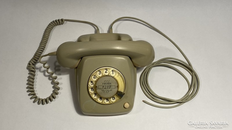 Tárcsás telefonkészülék, német, FeTAp 612