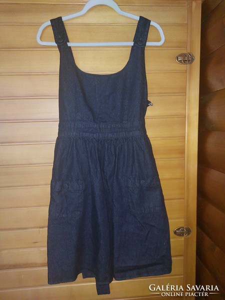 George size m bridle s. Blue denim dress. New, with tags.