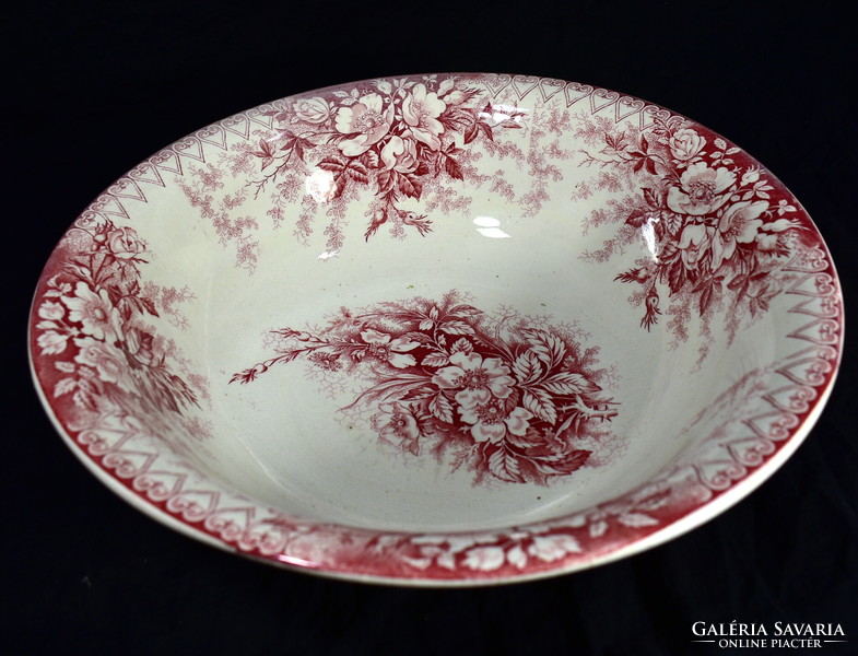 Luneville ... Antique large French faience basin !!!