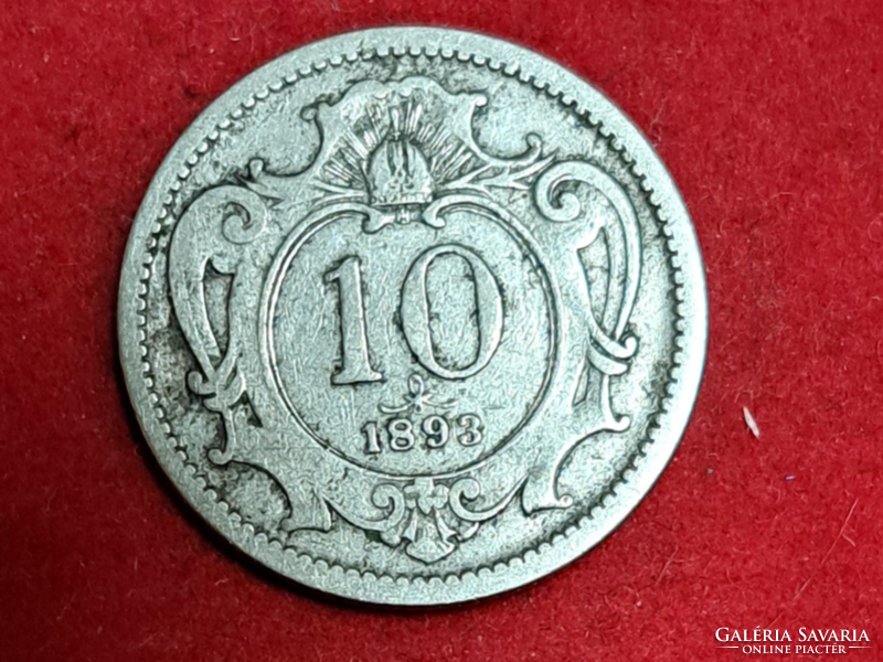 1893. Ausztria 10 Heller (2079)
