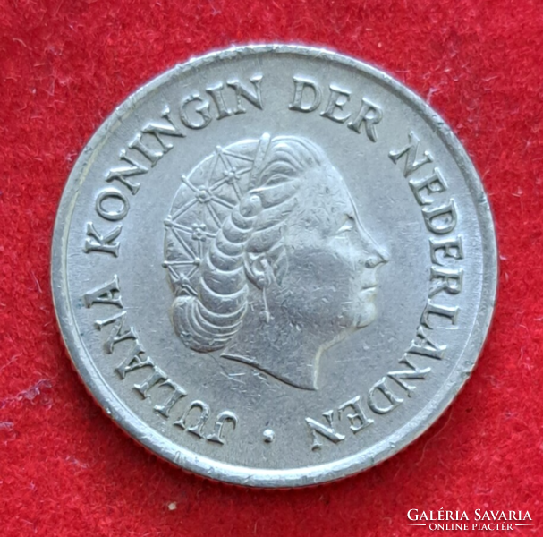 1956 Netherlands 25 cents (643)