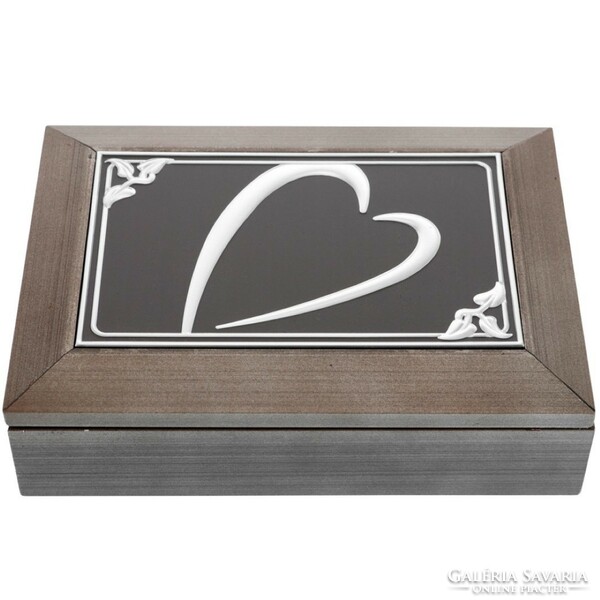 Jewelry holder with heart pattern (98669)