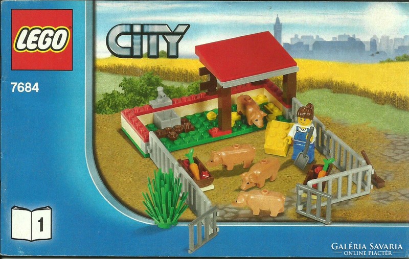 LEGO CITY 1. 7684 = ÖSSZESZERELÉSI FÜZET