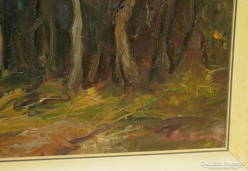 Martinek József (1904-1996) : Borús erdő