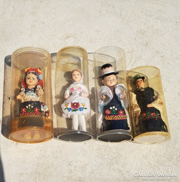 Folk art dolls - 4 pcs