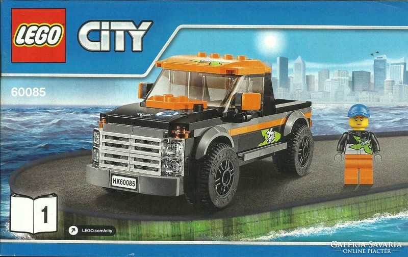 LEGO CITY 1.  60085 = ÖSSZESZERELÉSI FÜZET