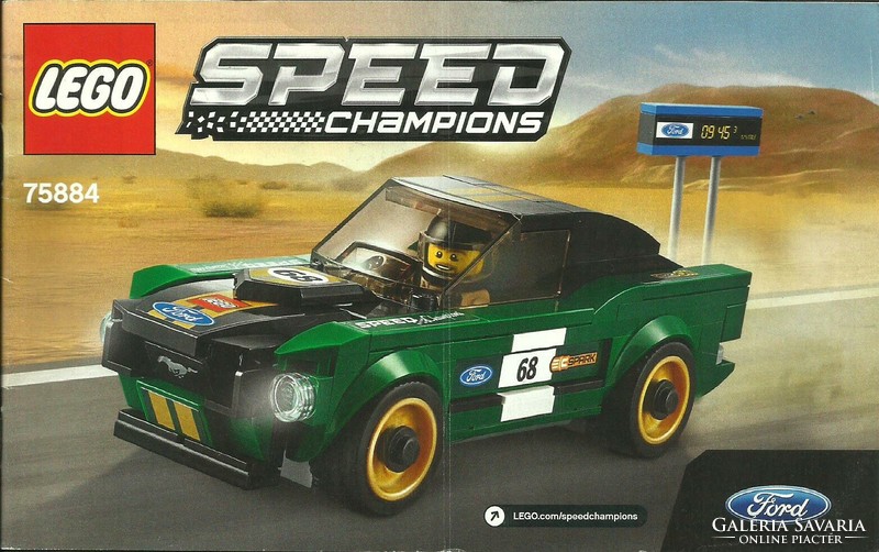 Lego speed champions 75884 = assembly booklet