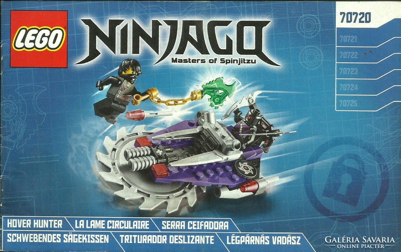 LEGO NINJAQ 70720  = ÖSSZESZERELÉSI FÜZET