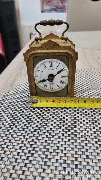 Antique gustav becker travel clock.