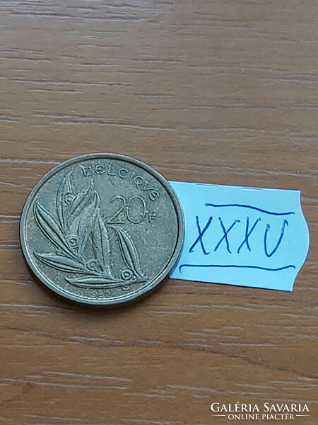 Belgium belgique 20 francs 1982 xxxv