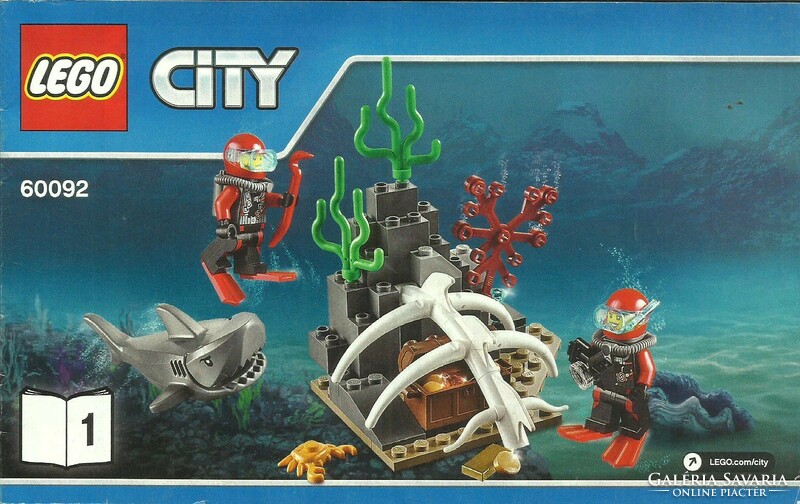 LEGO CITY 1.  60092 = ÖSSZESZERELÉSI FÜZET