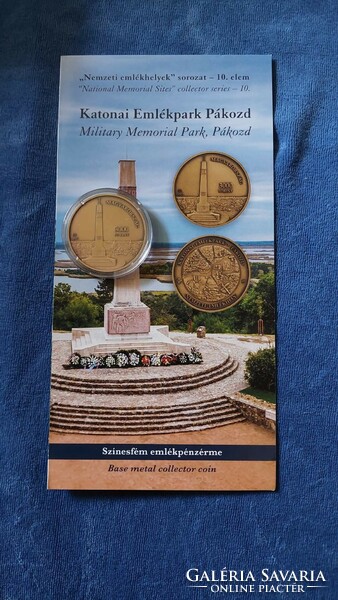 2023. Annual military memorial park pázd. The 10th member of the commemorative coin series presenting national memorials