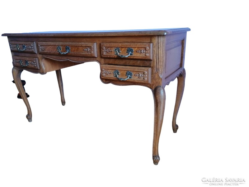 Neobaroque 5-drawer small desk or dressing table