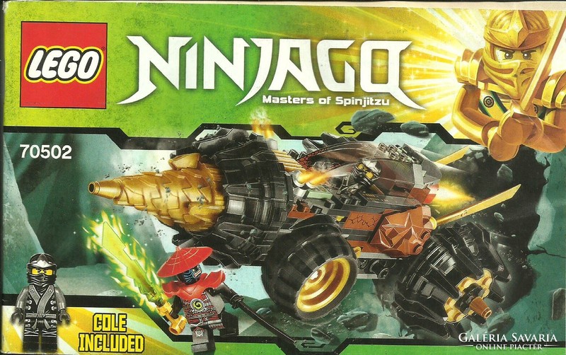 LEGO NINJAQ 70502  = ÖSSZESZERELÉSI FÜZET