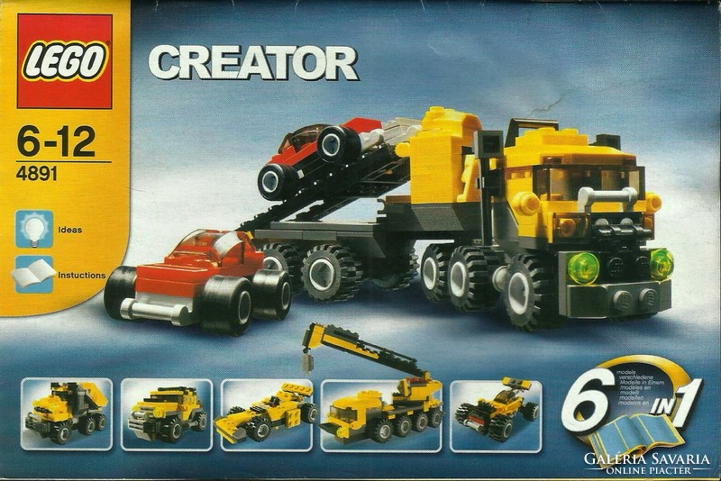 LEGO CREATOR 6 12, 4891 = ÖSSZESZERELÉSI FÜZET