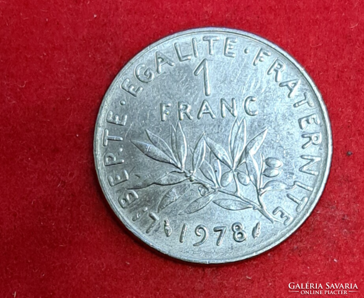 1978. France, 10 francs bimetal (746)
