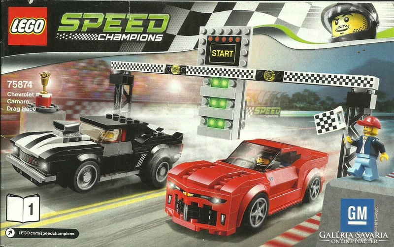 Lego speed champions 1. 75874 = Assembly booklet