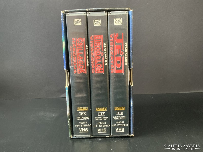 Star Wars trilógia VHS box szett