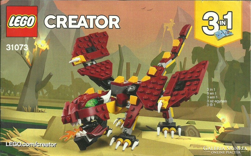 LEGO CREATOR 31073 = ÖSSZESZERELÉSI FÜZET