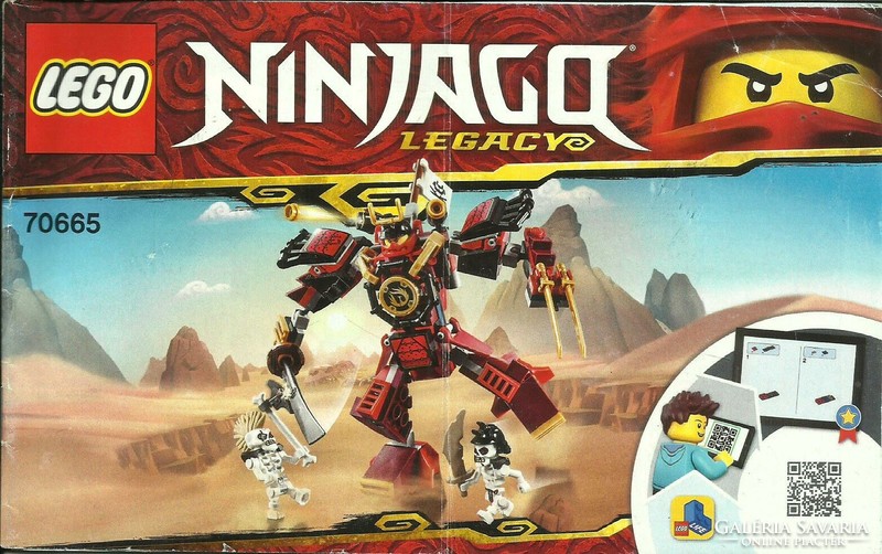 LEGO NINJAQ 70665 = ÖSSZESZERELÉSI FÜZET
