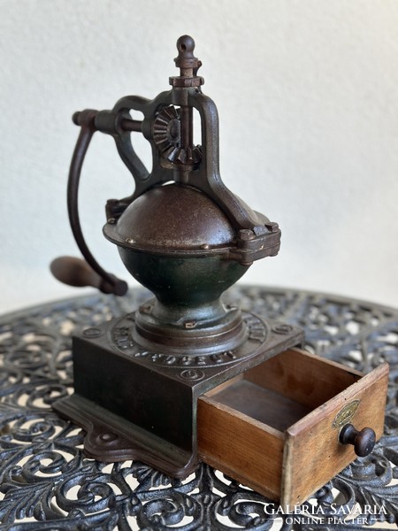 Antique Peugeot cast iron pepper coffee grinder