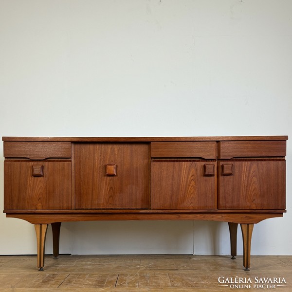 Mid-century teak sideboard retro chest of drawers