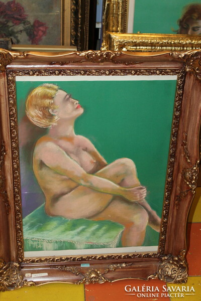 Signed nude painting 156