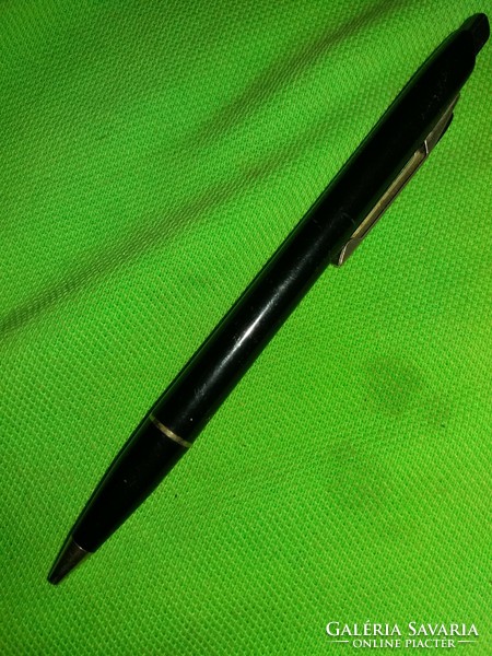 Old two-function stationery factory ico 70 ballpoint pen with black cover as shown in the pictures