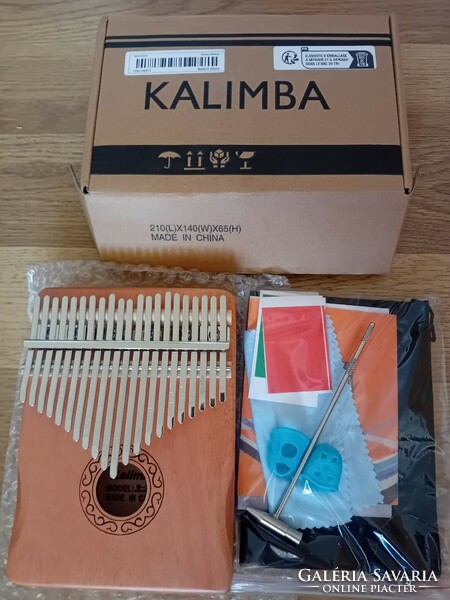 Kalimba with 21 keys, a new wooden instrument