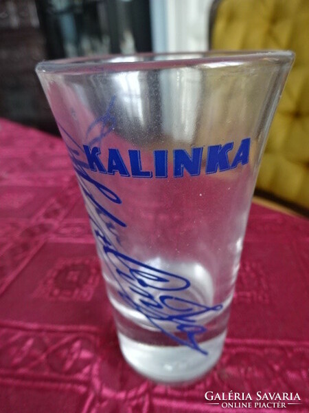 Kalinka brandy cup, thick base, height 9 cm. He has!