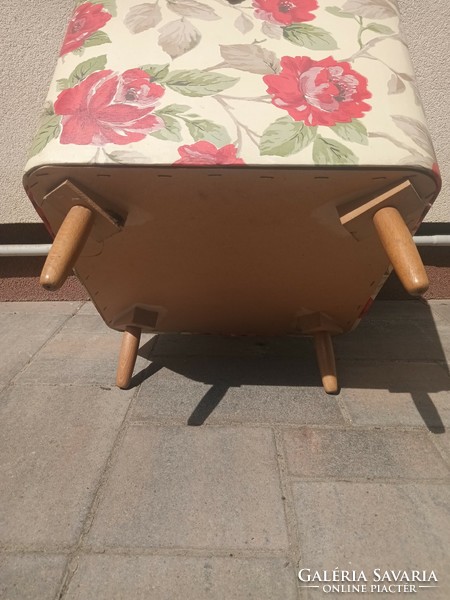 Vintage boho puff szennyes tartó. Alkudható.