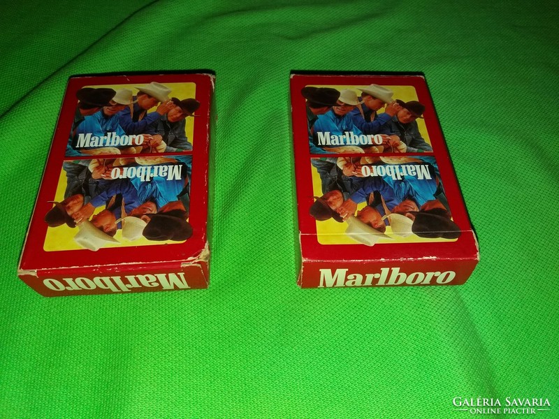 Retro Belgian carta mundi card factory marlboro cowboy rummy advertising card 2 decks in one as shown in pictures