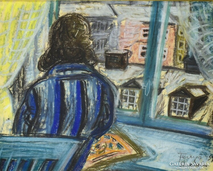 Andor Endre Fenyő (1904-1971): in window 1939