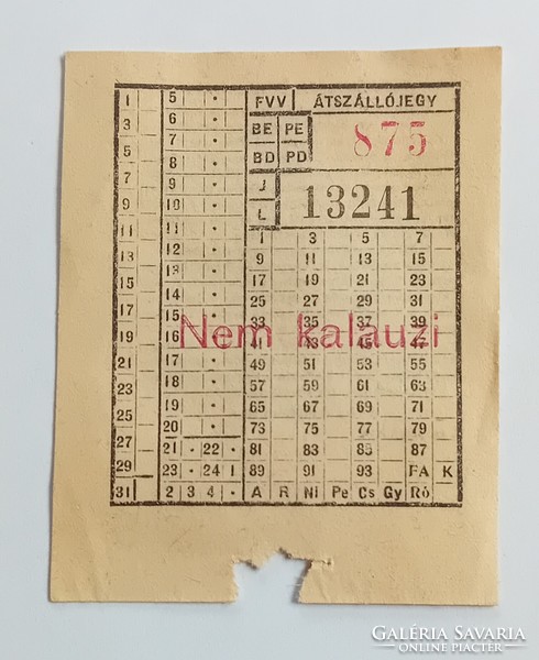 2 (still fvv) transit tickets from the 1960s