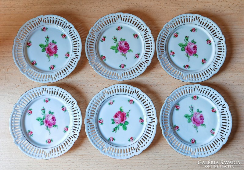 Bavaria German porcelain plate set