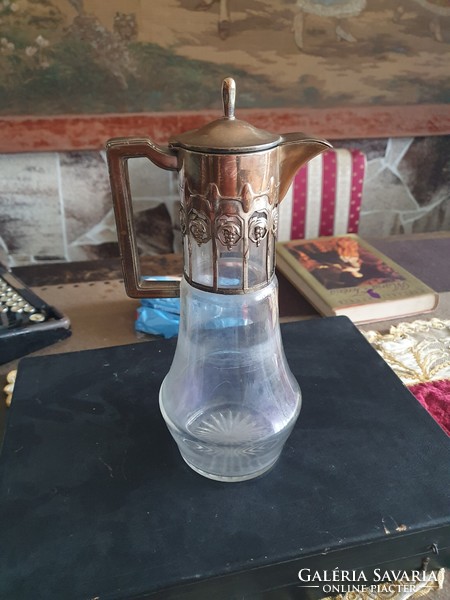 Silver Viennese decanter