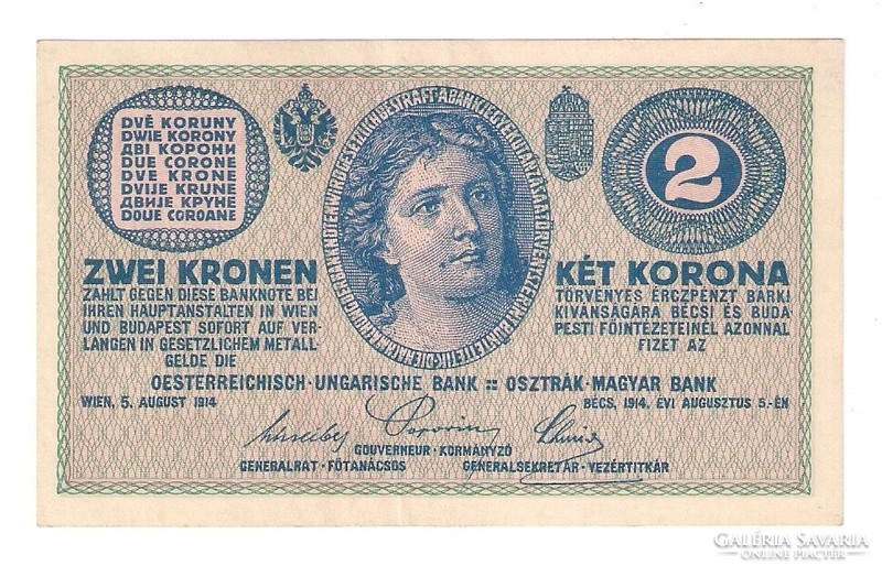1914. 2 Crown ounces