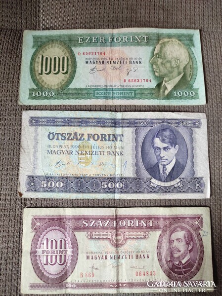 Old Hungarian paper money