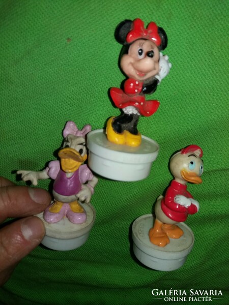 Retro quality disney rubber fairy tale - toy figures with pedestal 3 in one according to the pictures