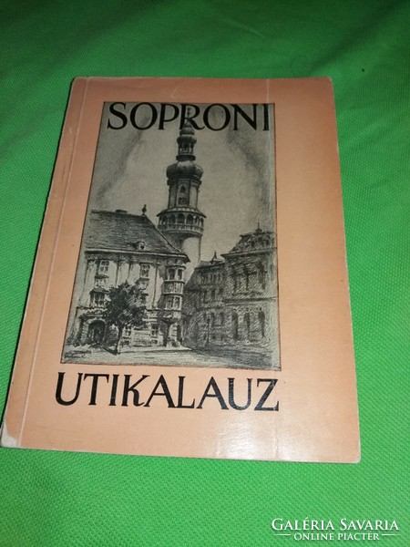 1959.Dr. Gimes endre: Sopron travel guide book richly illustrated with pictures