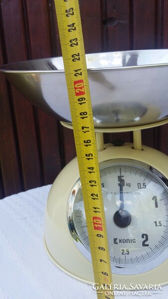 König retro style kitchen scale