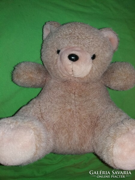 Quality old French van de walle sitting brown teddy bear plush figure in good condition 30 cm as shown in the pictures
